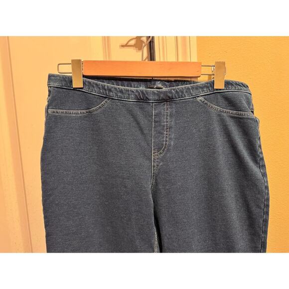 Hue Denim Skinny Soft Casual Leggins Jeans Size L - Picture 2 of 7
